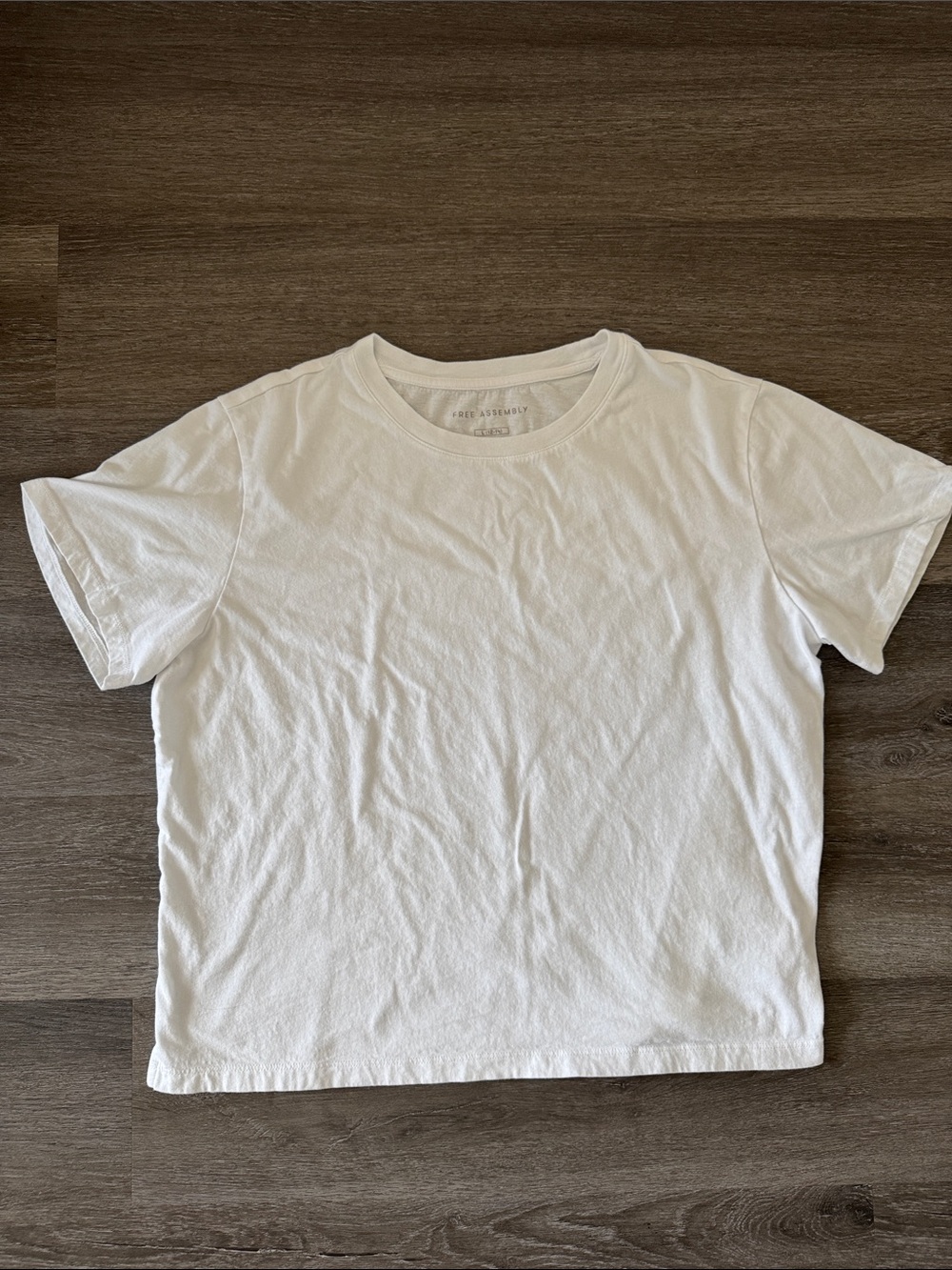 Free Assembly White Crewneck Tee for woman